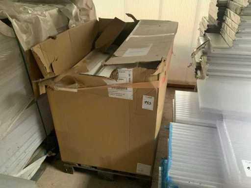 Pallet with ldpe bags