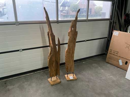 Suport din lemn (2x)