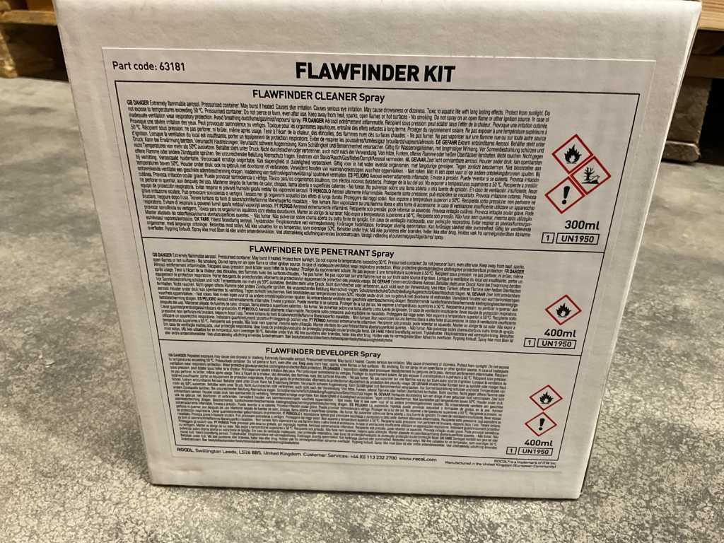 Rocol Flawfinder Kit (63181) Crack detection set Troostwijk Auctions