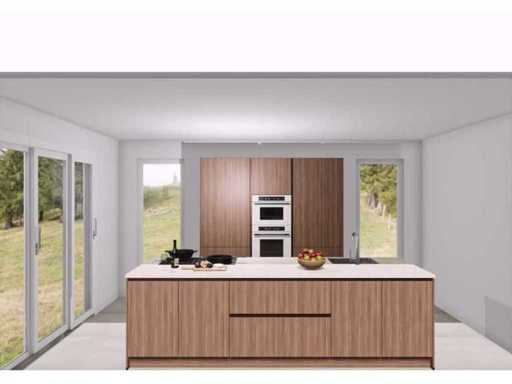 Schüller Eilandkeuken met kastenwand