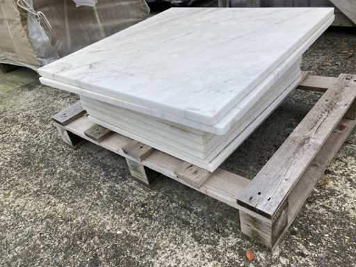 1 Palette di piastrelle di marmo 