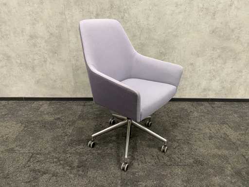 Arco - scaun de birou de design - violet/liliac