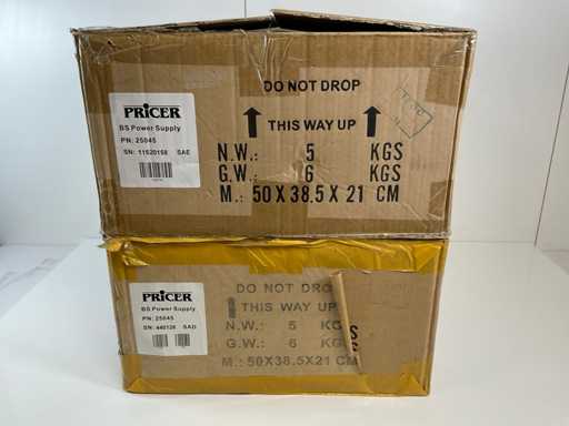 Pricer (DEL807) BS Power Supply Units (New) (2x)