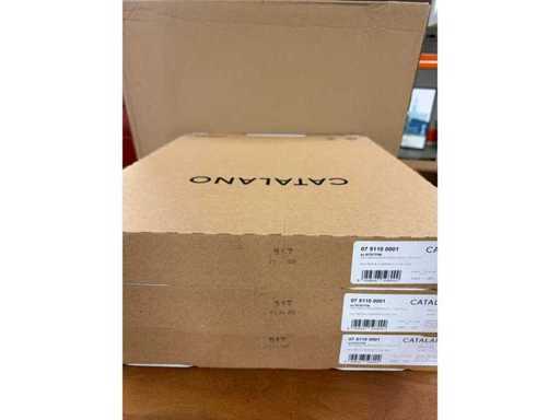 CATALANO - 07 5110 0001 - Sedile WC a chiusura morbida a chiusura rapida bianco lucido antibatterico (3x)