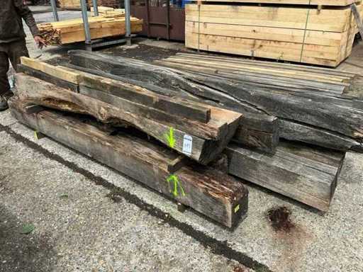 Various Old Oak beams (7x)
