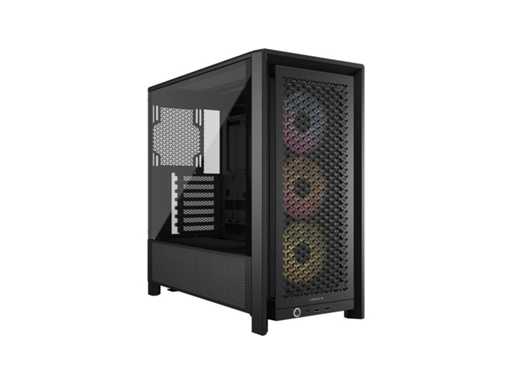 CORSAIR FRAME 4000D RS ARGB - Midtowermodel ATX - Gehard Glas - Zwart - 3x RS120 ARGB fans