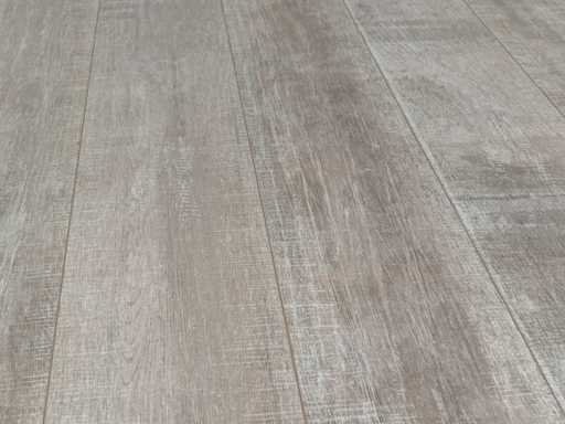 Lames vinyles PVC à clic de 129 m2 avec sous-couche XPS - 1290 x 203 x 5,5 mm