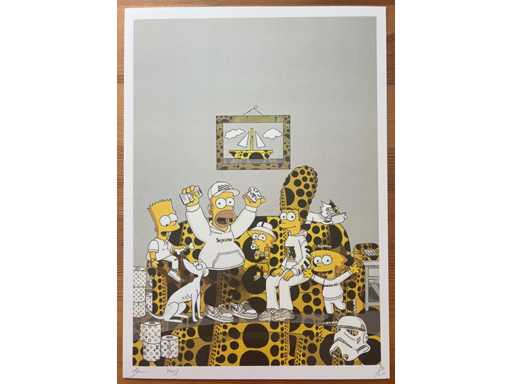 DEATH NYC : Kusama Simpsons Family 14/100