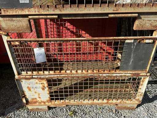 Stapelbarer Drahtbehälter