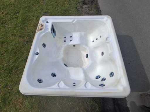 Spa vichinga per 6 persone, jacuzzi e spa all'aperto