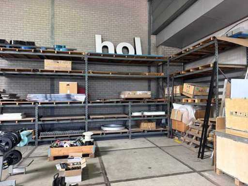 Palettenabstellen mit Inhalt