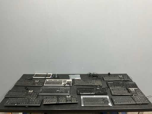 Un lot de diverse claviaturi