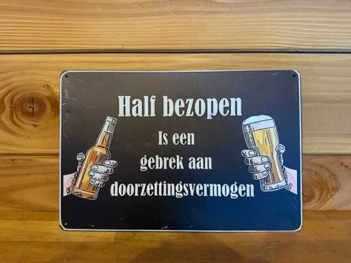 Werbeschild 20x30 cm