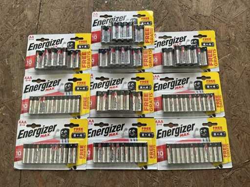 Energizer AAA-LR03 + AAA-LR6 Alkaline Batterij (120x)