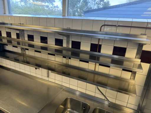 Étagère murale en acier inoxydable