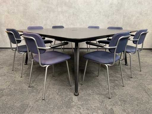 CASE01/ Gispen - 8p design office set 180x180