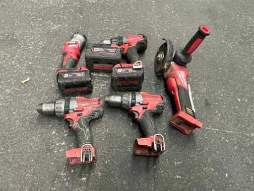 Milwaukee Various Cordless Tools (5x)