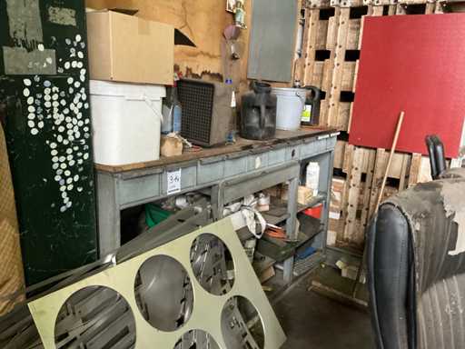 Metal case with contents