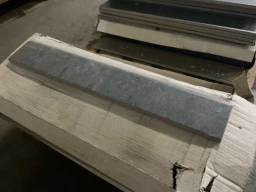 Batch of stone decorative skirting boards
