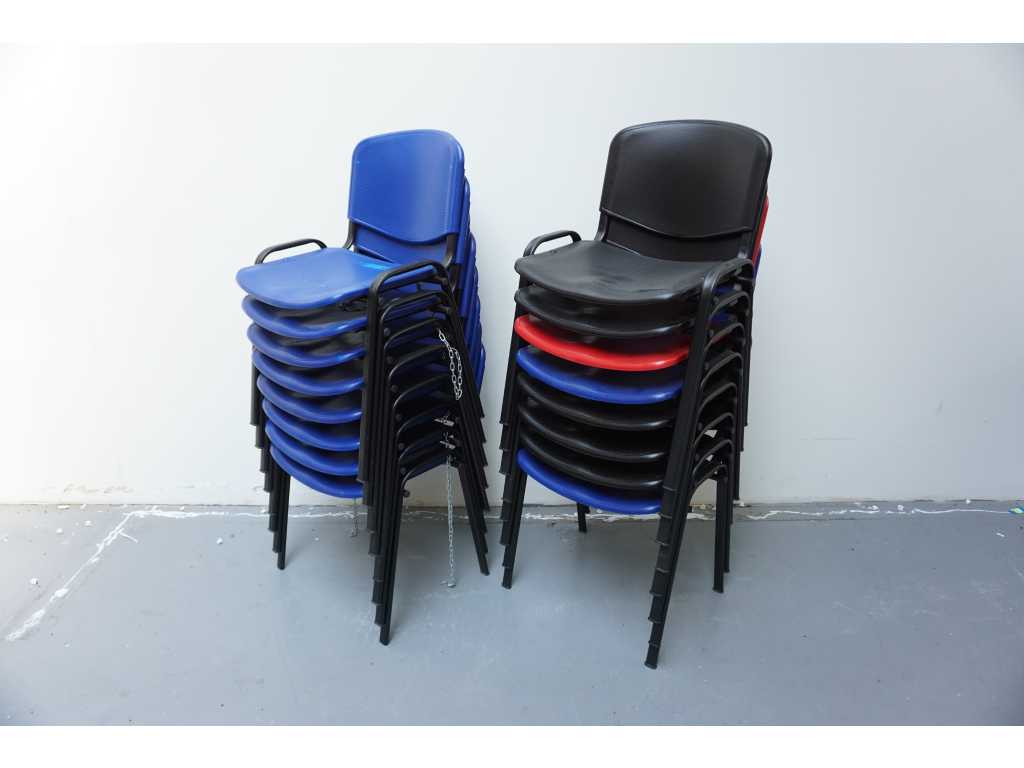 Manutan - Krzesło stołówkowe (16x)