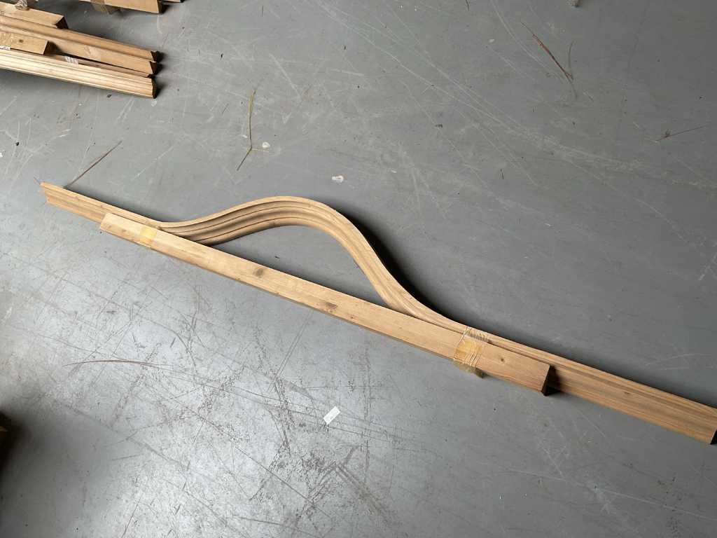 Spruce bar rail high 50x60 mm (25x)