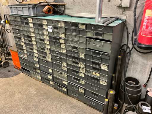 cabinet with spare material