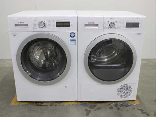 Bosch HomeProfessional pralka i Bosch HomeProfessional SelfCleaning Dryer kondensatorowy
