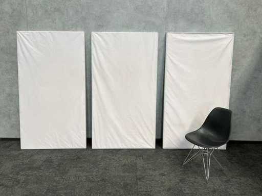 3x akoestisch paneel 180x100