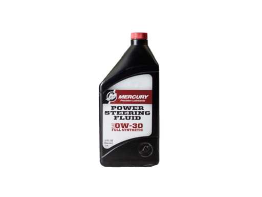 6x Mercury Power Steering Fluid OW -30 Synthetic - 858077K01