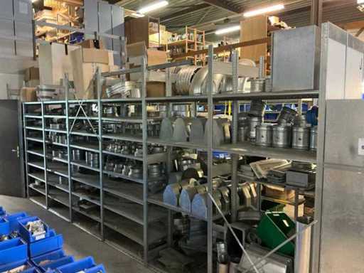 Batch of air duct installation material