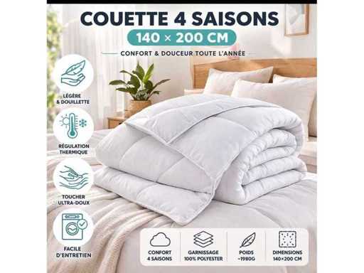 Eine große 4-Jahreszeiten-Bettdecke 140x200 cm neu