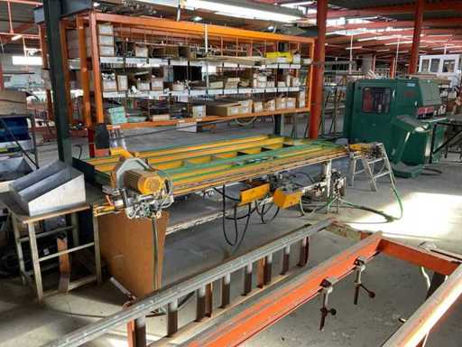 Federhenn Schirmer FM3002 Flügelmontagestation