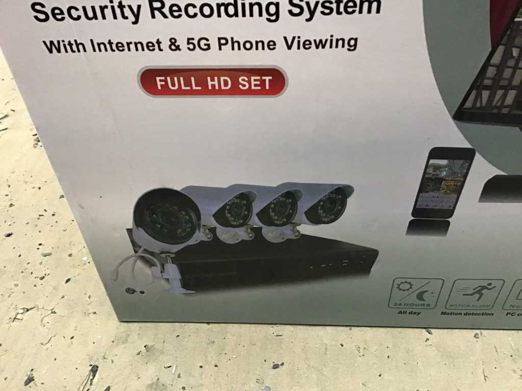 Cctv security recording system with internet & 5g phone viewing cheap