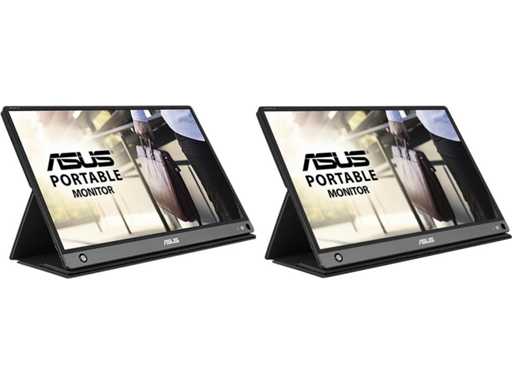 ASUS ZenScreen MB16AHP computer monitor 39.6 cm (15.6") 1920 x 1080 Pixels Full HD LED Black + ASUS ZenScreen MB16AHP - IPS Portable Monitor - 15.6 inch