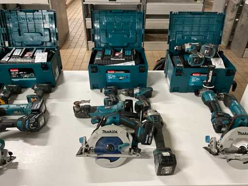 Makita 5-teiliges akkuloses Werkzeugset