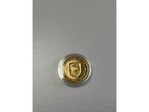 2 euro pozłacane - Łotwa 2018