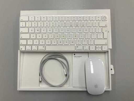 Apple - Clavier Magic QWERTY avec Touch ID et Magic Mouse