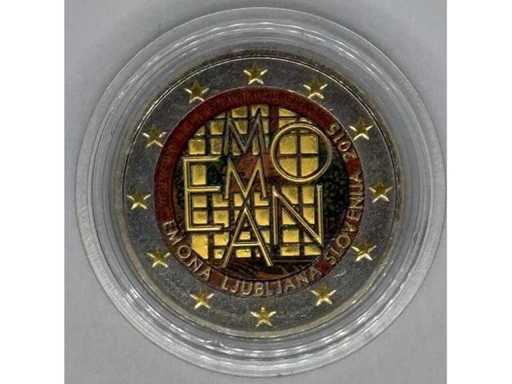 2 Euro "Dresden Zwinger" Colorized Commemorative Coin – Germany – 2016 – Bimetal