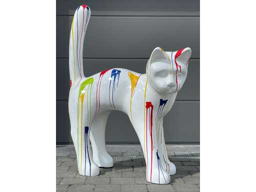 Katze weißer Trash XXL