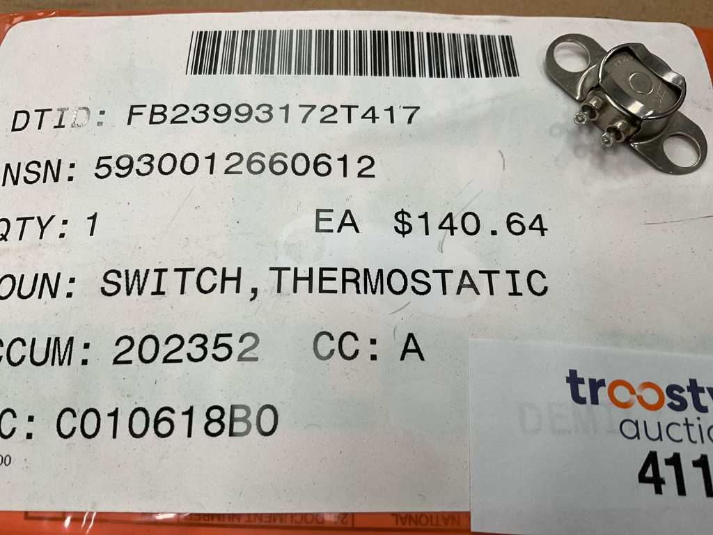 Thermostatic switch