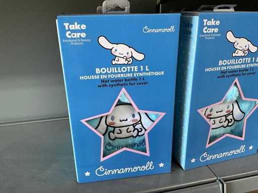 Take Care Hot Water Bottle 1 liter theme Cinnamoroll (9x)