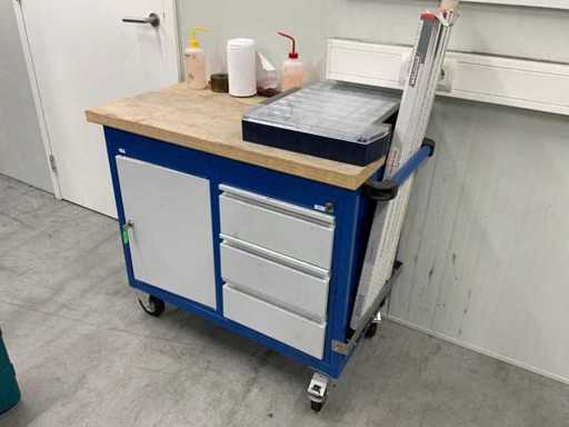 Povag Gereedschapswagen met (Weldkar / Tyrolit) lastoebehoren