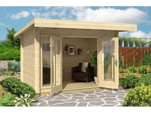 Outdoor Enclosure Pine Wood "Barbados mini" - 330x240x233 cm