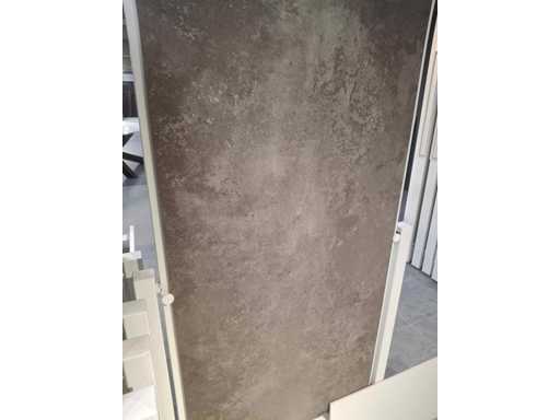 46m² Over Taupe 60x120 rectifié, effet béton, sol et mur, Neuf emballé