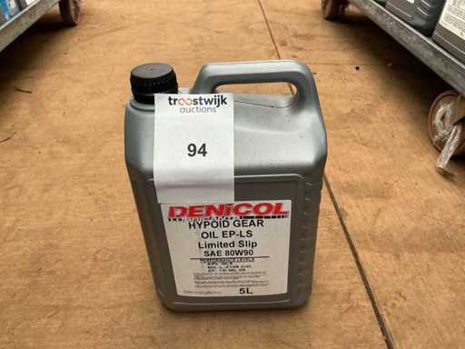 Denicol,inhoud 5 liter SAE 80W 90 Hypod Transmissie olie
