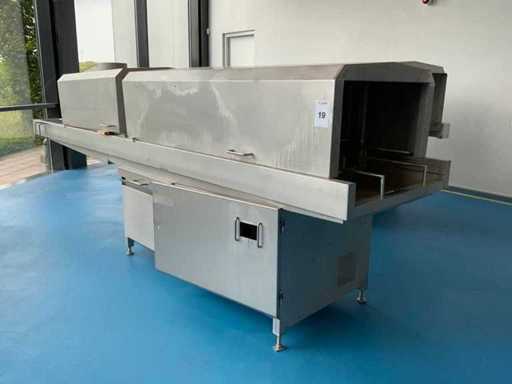 Latvian Stainless Steel Crate Washer