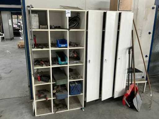 Armadio dell'officina con contenuti (2x)