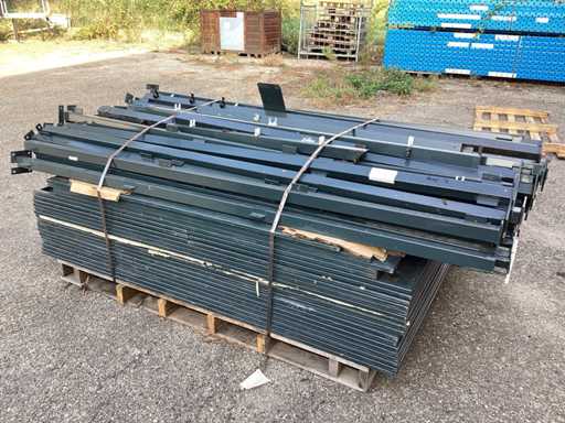 Metal partition panels