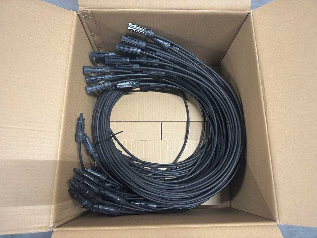 Longi - MC4 - set de 20 de cabluri prelungitoare (200 cm) pentru panouri solare