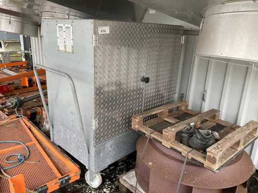 Tavă de scurgere cu cărucior închis